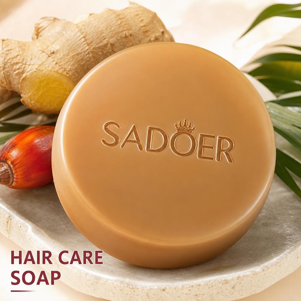 Bar Soap Shampoo Solid - Ginger Shampoo Bar Natuurlijke haarzeep Hoofdhuidzuiverende