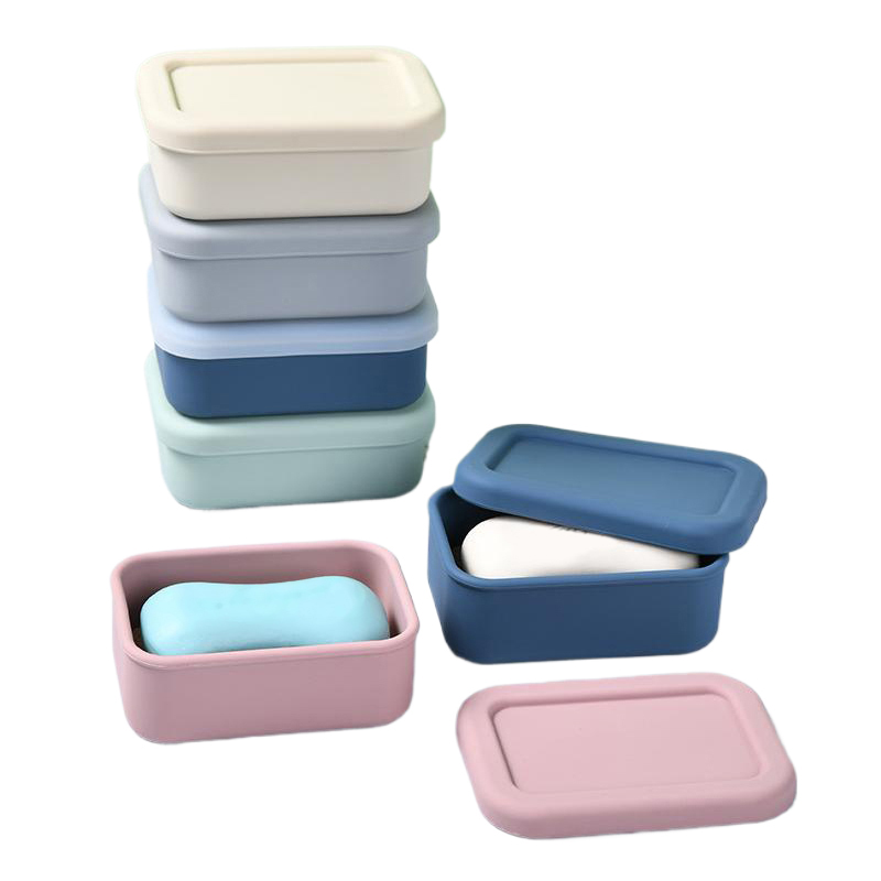 Bar Soap Shampoo Solid - Grote lekvrije reiszeepdoos, siliconen zeepdoos met