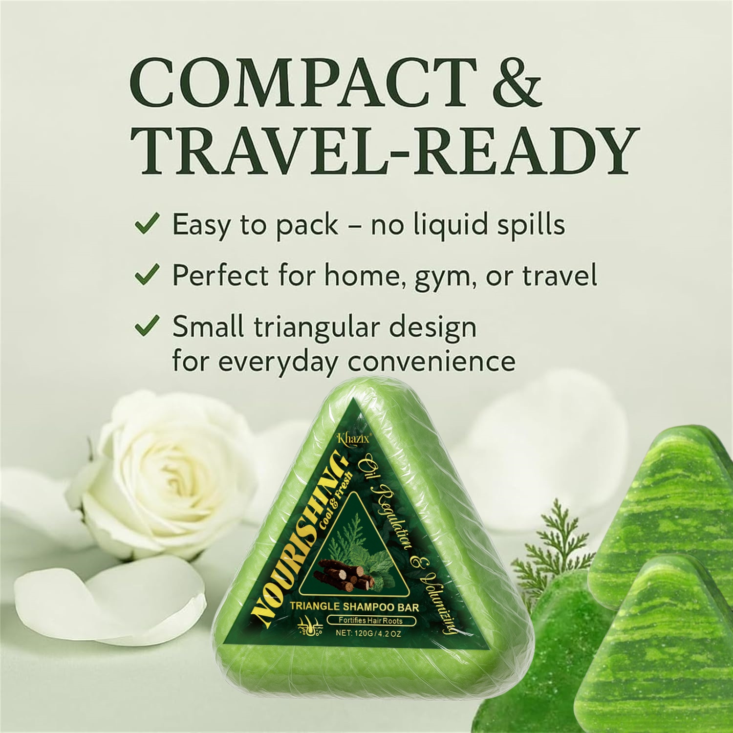 Groene Triangle Soap Shampoo B - Bar Soap Shampoo Solid recensie en prijs