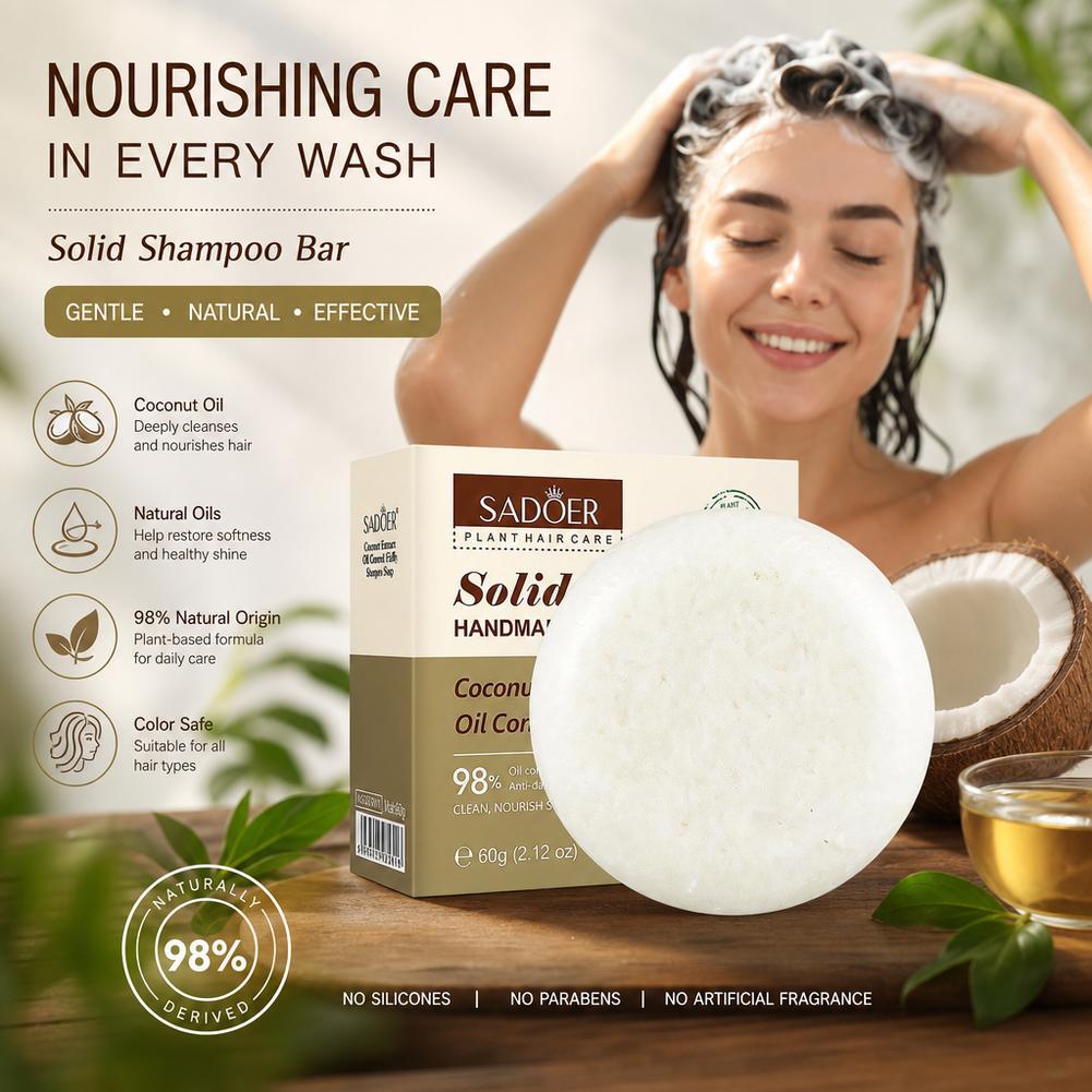 Natuurlijke Kokos Shampoo Bar  - Bar Soap Shampoo Solid recensie en prijs