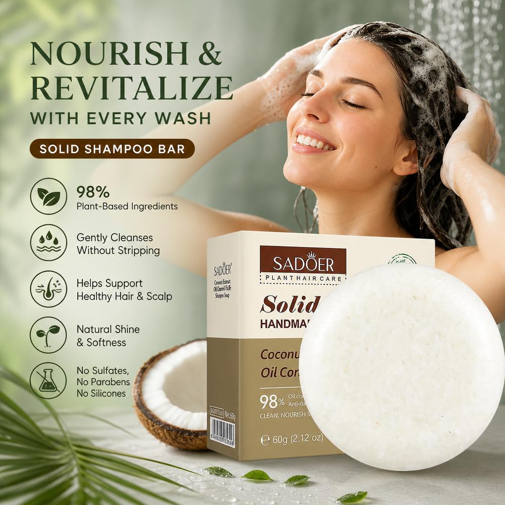 Natuurlijke Kokos Shampoo Bar  - Bar Soap Shampoo Solid recensie en prijs